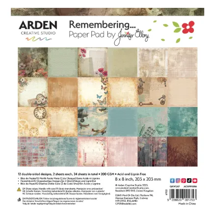 Remembering 8x8 Papers, 12 sheets